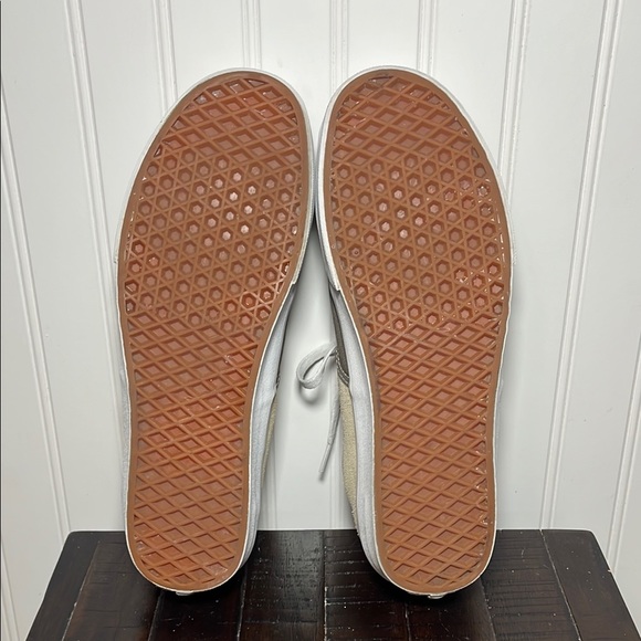 Vans Men's Color block tan and brown suede & fabric lace up sneakers - Picture 7 of 8